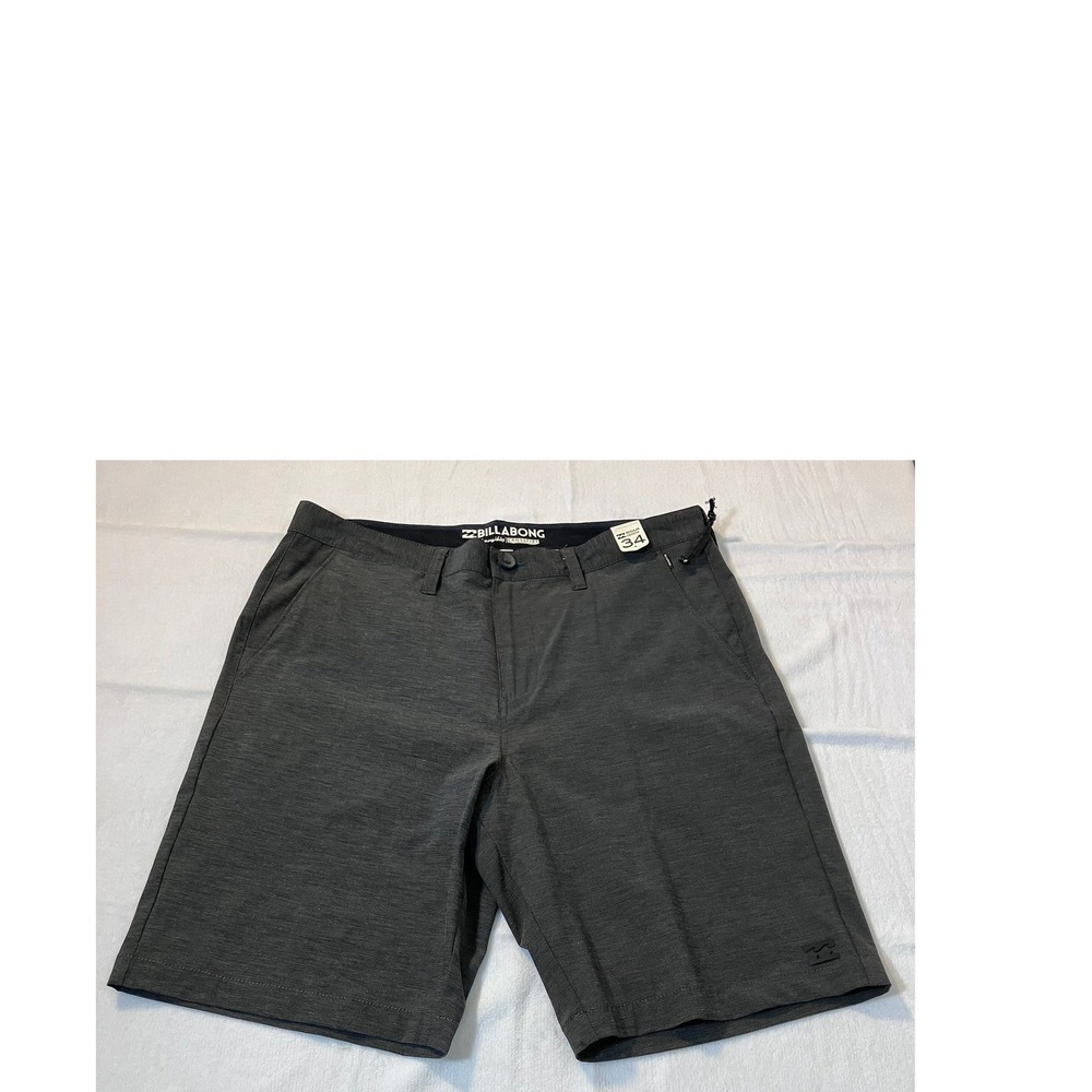 Billabong Men Gray Submersibles Crossfire Platinum X Hybrid Shorts Size 34 Lot 2 - Picture 2 of 14